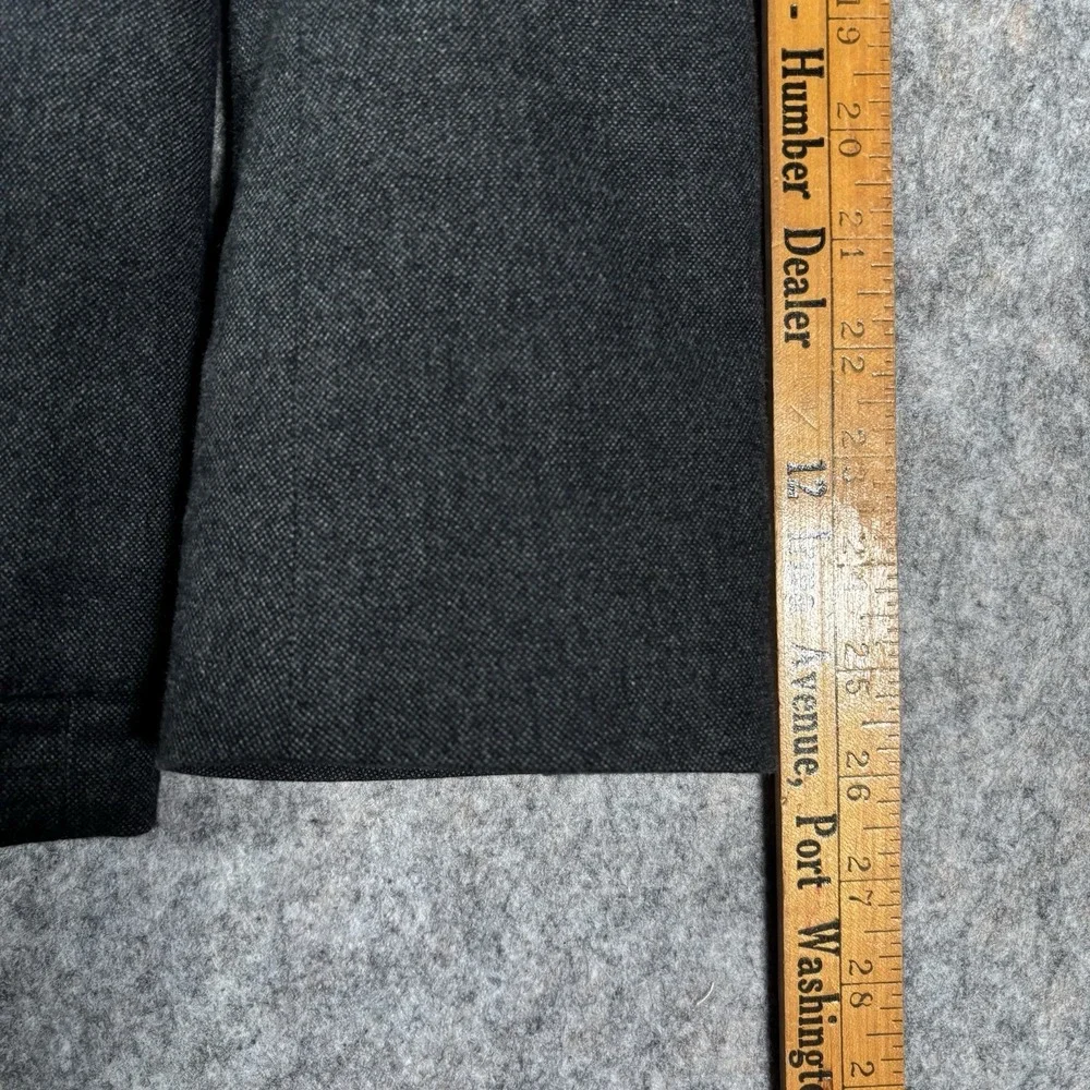 Banana Republic Jacket Mens 42R Gray Blazer Slim Fit Modern Cotton Casual Preppy